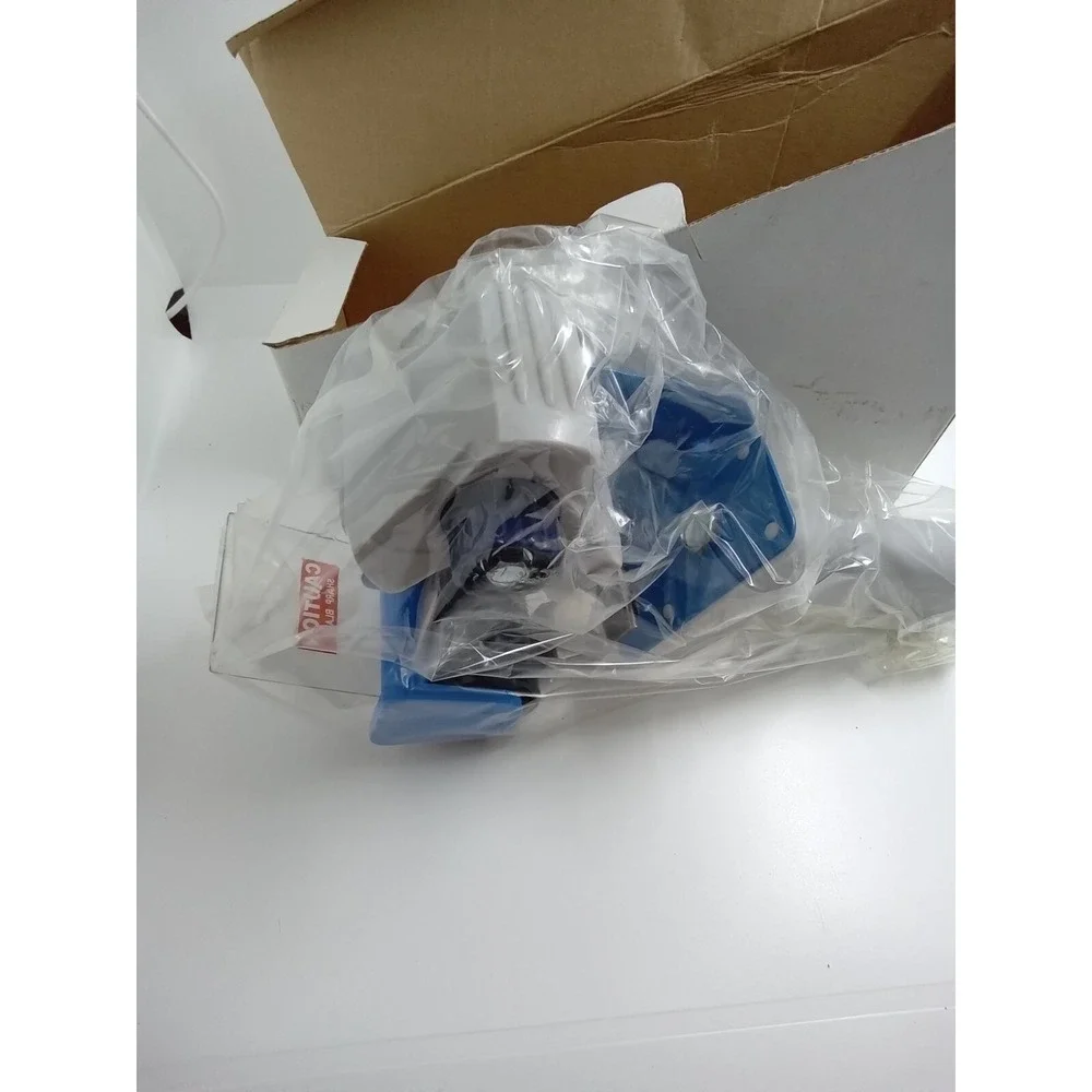 Heavy Duty 2 Inch Handheld Packing Tape Dispenser Gun Blue and Grey Metal Frame